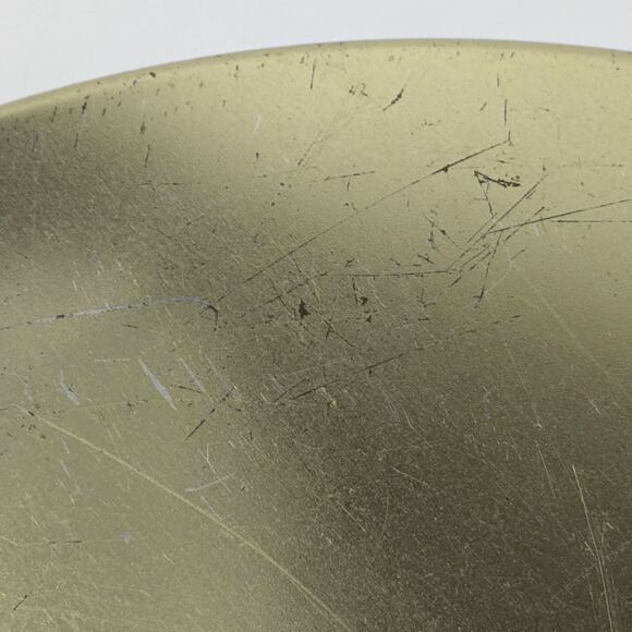 Vtg Tin Serving Tray 12" Green Gold Red Paisley Christmas Platter Cookie Tray - Picture 5 of 10